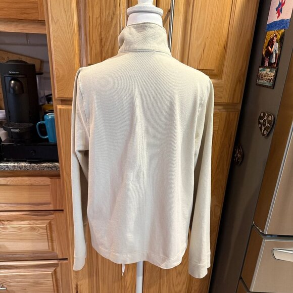 Patagonia Roaming Layering Shirt Jacket Medium Creme Zip/Snap EUC - Picture 7 of 14